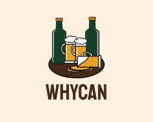 Beer Company - Beer Bottle & Mug Pub logo design