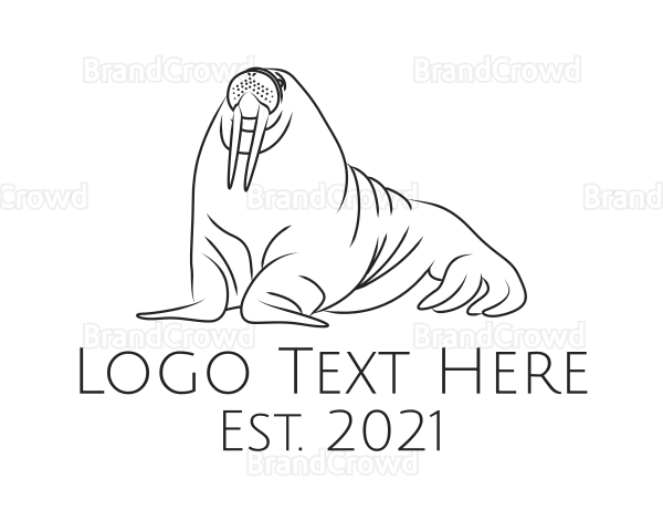 Giant  Walrus Tusks Logo