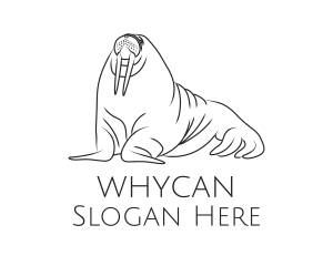 Giant  Walrus Tusks Logo