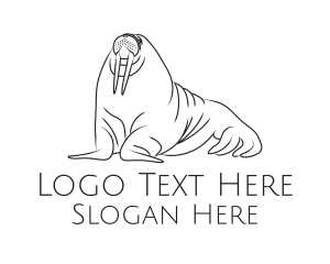 Giant  Walrus Tusks Logo