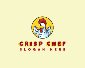 Chicken Roasted Barbecue logo design