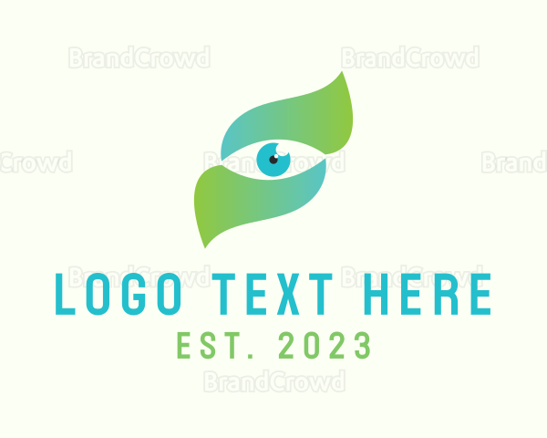 Gradient Eye Letter S Logo