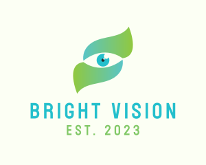 Pupil - Gradient Eye Letter S logo design