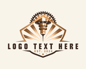 Mechanical - Laser Engraving Industrial logo design