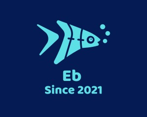 Marine Aquaculture - Tropical Reef Fish logo design