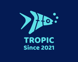 Tropical Reef Fish logo design