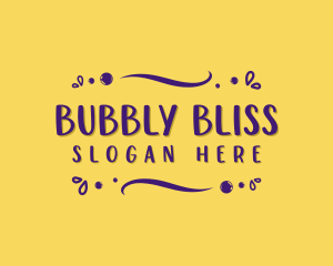 Fun Bubble Business logo design