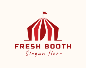 Booth - Carnival Tent Entertainment logo design