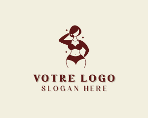 Female Bikini Lingerie Logo