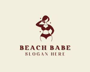 Bikini - Female Bikini Lingerie logo design