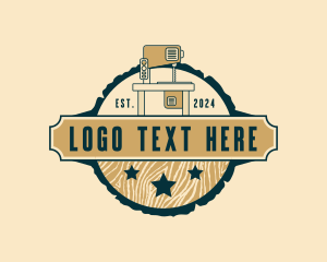 Industrial - Woodwork Bandsaw Carpentry logo design