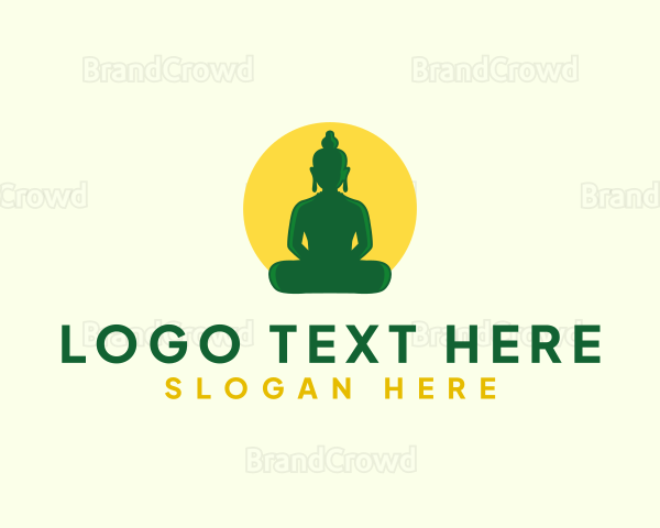 Buddha Spirituality Meditation Logo