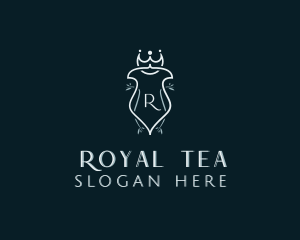 Royal Shield Wreath Crown logo design