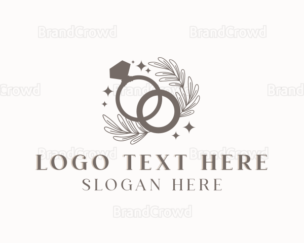 Diamond Ring Jewelry Logo