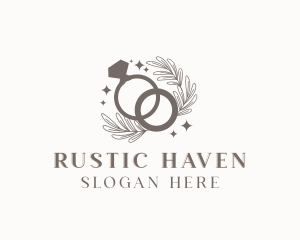 Diamond Ring Jewelry logo design