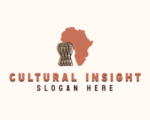 Native Africa Djembe logo design