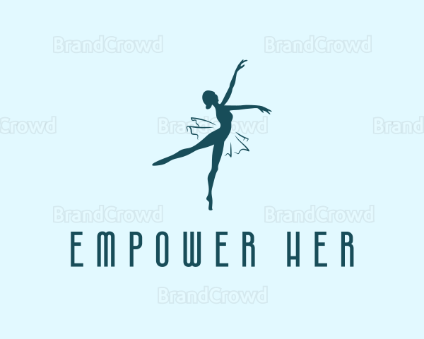 Dancing Ballet Dancer Logo