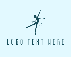 Belly Dancer - Dancing Ballet Dancer logo design