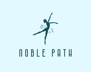 Dancing Ballet Dancer  Logo