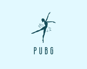 Dancing Ballet Dancer  Logo