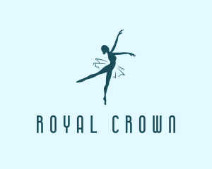 Dancing Ballet Dancer  Logo