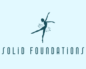 Dancing Ballet Dancer  Logo