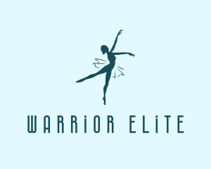 Dancing Ballet Dancer  Logo