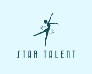 Talent - Dancing Ballet Dancer logo design