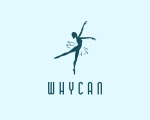 Performer - Dancing Ballet Dancer logo design