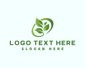 Biological - Leaf Nature Organic logo design