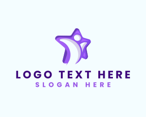 Human Resources - Human Star Career logo design