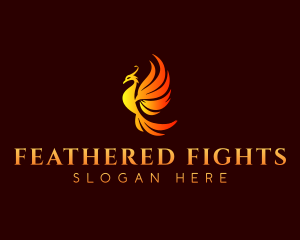 Fire Bird Phoenix logo design