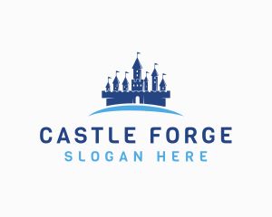 Medieval Castle Architecture logo design