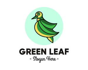 Green Dove Outline logo design