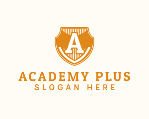 Academy School Shield  logo design