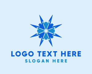Manufacture - Star Cogwheel Symbol logo design
