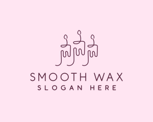 Wax - Candle Wax Light logo design