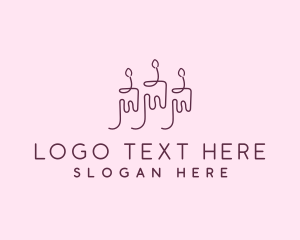 Candle Wax Light Logo