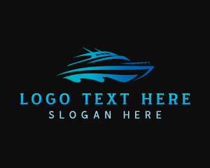 Yacht Ocean Travel Logo