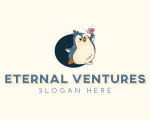 Penguin Ice Cream Logo