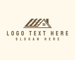 Roof - Builder Roofing Remodeling logo design