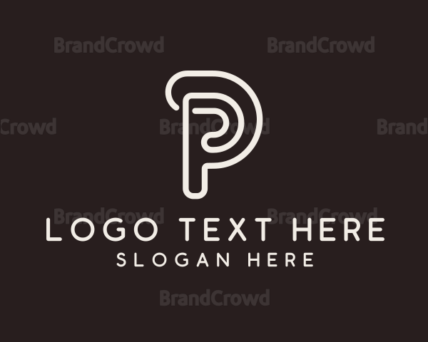 Creative Brand Letter P Logo