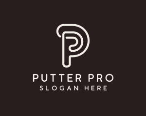 Creative Brand Letter P logo design