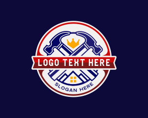 Carpentry - Hammer Construction Contractor logo design