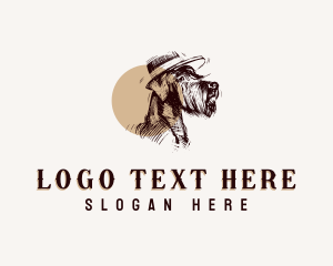 Hat - Canine Dog Veterinary logo design