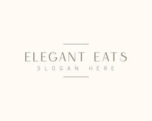 Elegant Beauty Event logo design