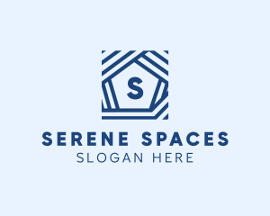 Square Space Pentagon logo design