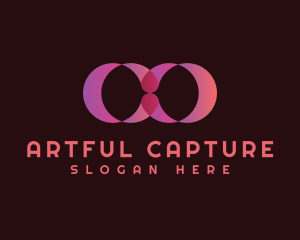 App - Abstract Pink Loop logo design