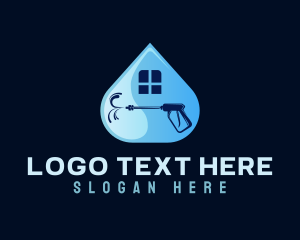 Clean - Home Sanitation Cleaner logo design