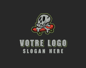 Street Skate Skull Logo